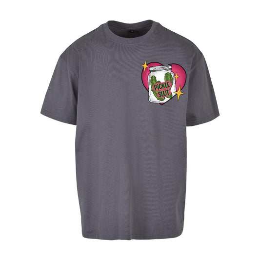 Pickle Slut | Dark Grey | Dunker 240gsm Oversized T-Shirt (Copy)