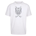 Mask | White | Oversized T-Shirt - Wrong Crowd Artist merch
