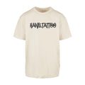 Eye Bird | Sand | Oversized T-Shirt - Wrong Crowd Artist merch