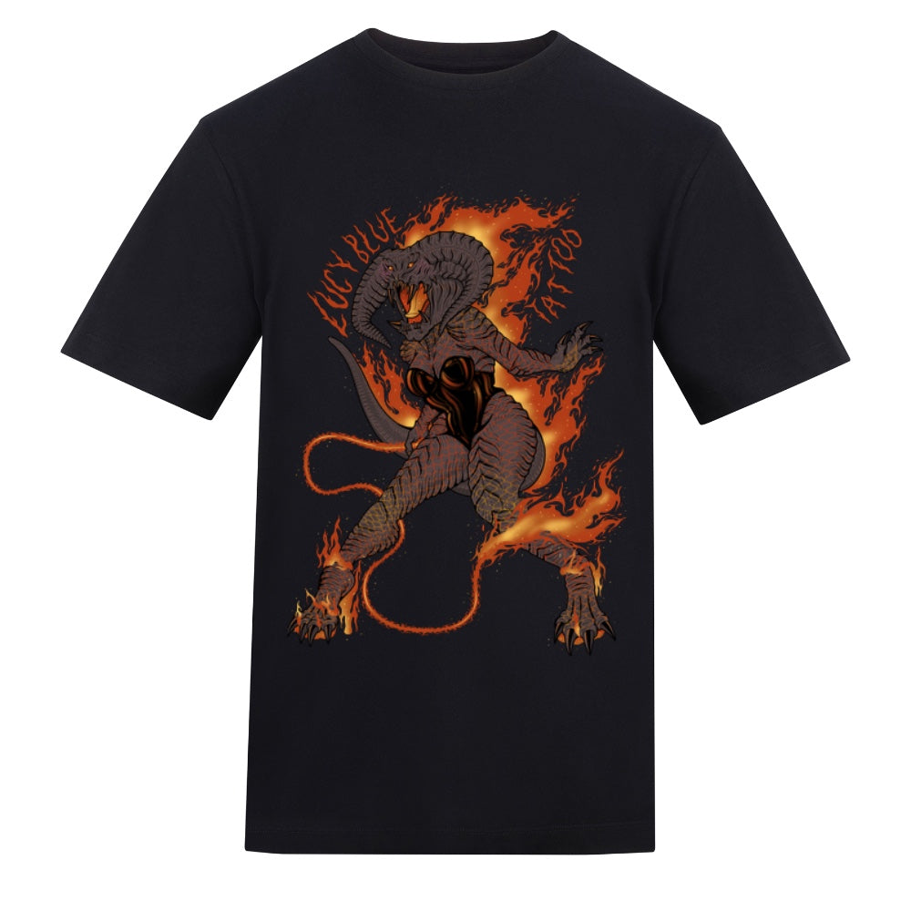Balrog Baddie | Black | Rizzer 150gsm Regular Fit T-Shirt - Wrong Crowd Artist merch