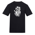 Heart Eater White Tee | Black | Duzzer 180gsm Regular Fit T-Shirt