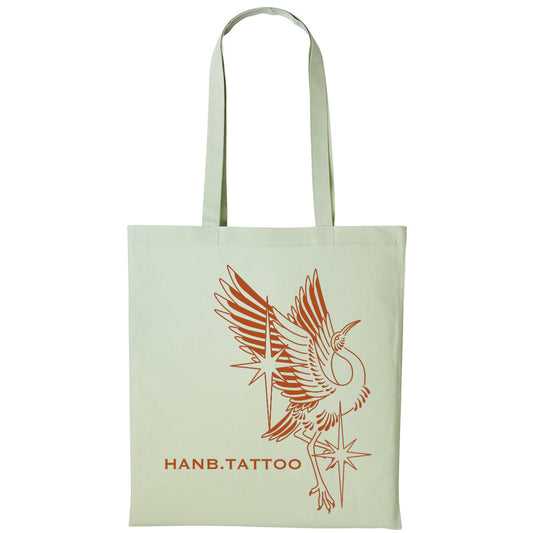 Orange | Pastel Mint | Shopper Tote Bag