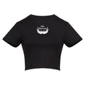Twilight | Black | Vixen Recycled Womens 240gsm Cropped Tee