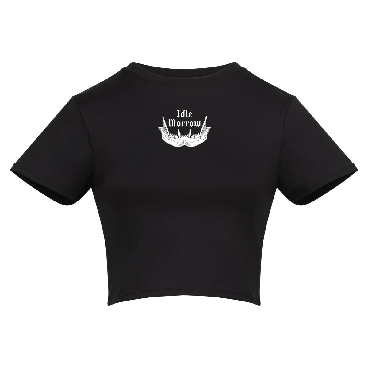 Twilight | Black | Vixen Recycled Womens 240gsm Cropped Tee