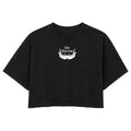 Heart on my Sleeve | Washed Black | Rogue Womens 220gsm Washed Cropped Tee