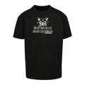 Don’t Talk To Me White Tee | Black | Dunker 240gsm Oversized T-Shirt