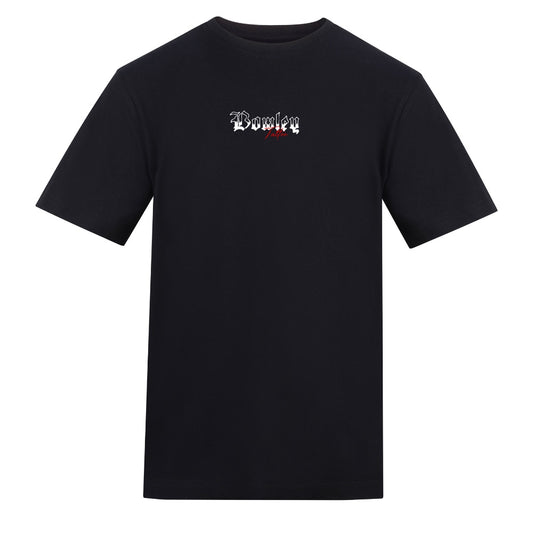 Rose & Dagger Tee | Black | Duzzer 180gsm Regular Fit T-Shirt