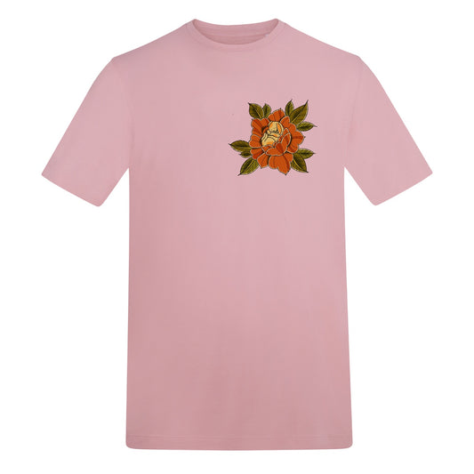 Sleepy Bunny T-Shirt | Baby Pink | Duzzer 180gsm Regular Fit T-Shirt