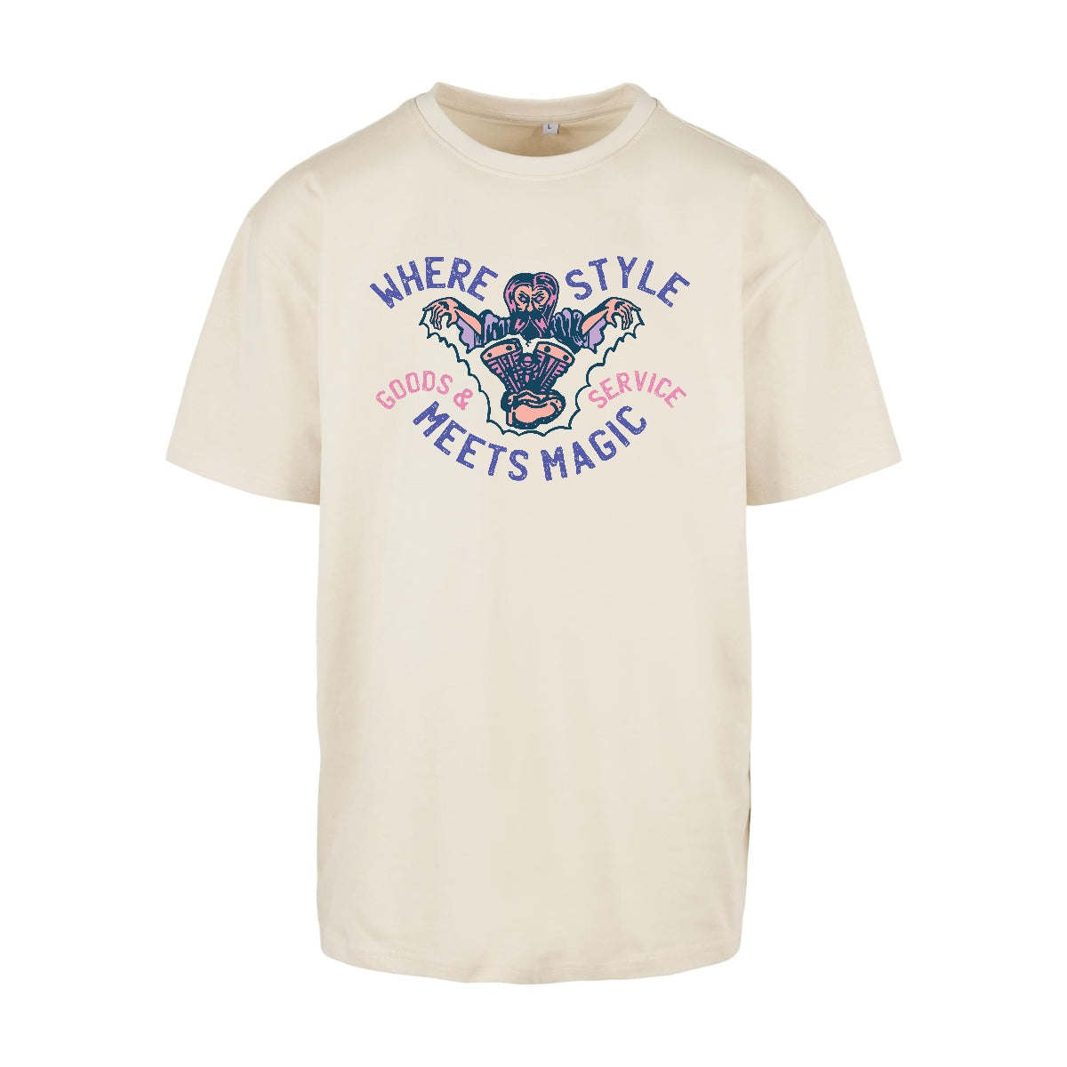 Where Style Meets Magic | Sand | Oversized T-Shirt