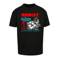 Great Pleasure Red/Blue Tee | Black | Dunker 240gsm Oversized T-Shirt - Wrong Crowd Artist merch