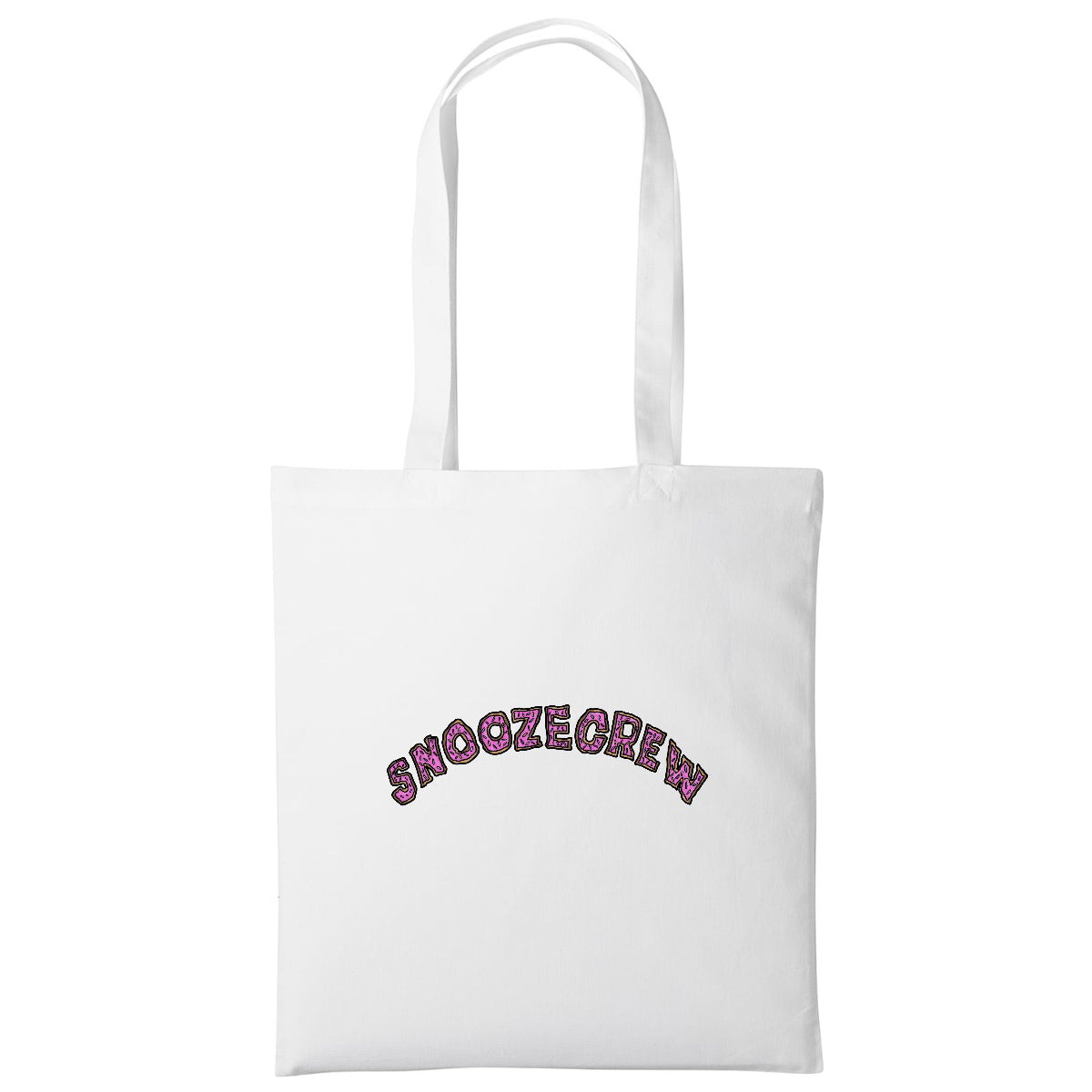 Donut Tote | White | Shopper Tote Bag
