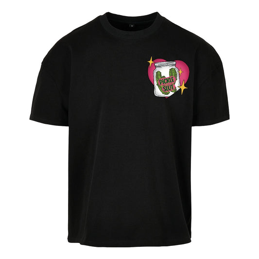 Pickle Slut Life | Black | Thugger 350gsm Oversized T-Shirt