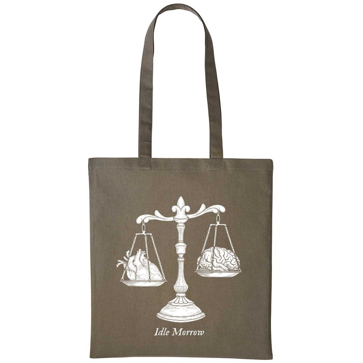 Heavy Heart | Olive | Shopper Tote Bag
