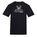 Don’t Talk To Me White Tee | Black | Duzzer 180gsm Regular Fit T-Shirt