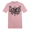 Metal logo | Baby Pink | Rizzer 150gsm Regular Fit T-Shirt - Wrong Crowd Artist merch