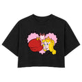 Love crop tee | Washed Black | Rogue Womens 220gsm Washed Cropped Tee