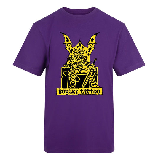 Yellow Knight Tee | Purple | Duzzer 180gsm Regular Fit T-Shirt