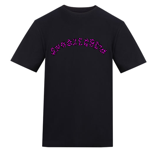 Wild Cherry | Black | Rizzer 150gsm Regular Fit T-Shirt