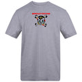 The Skull Colour Tee | Heather Grey | Duzzer 180gsm Regular Fit T-Shirt