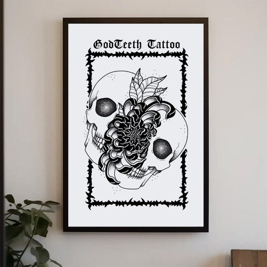 Skullflower print | Art Prints (A Sizes)