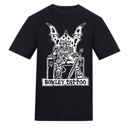 Knight King Tee | Black | Duzzer 180gsm Regular Fit T-Shirt