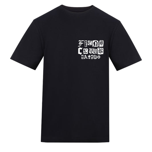 Draig Fiend Clwb | Black | Rizzer 150gsm Regular Fit T-Shirt - Wrong Crowd Artist merch