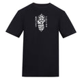 Reaper White Black Tee | Black | Duzzer 180gsm Regular Fit T-Shirt