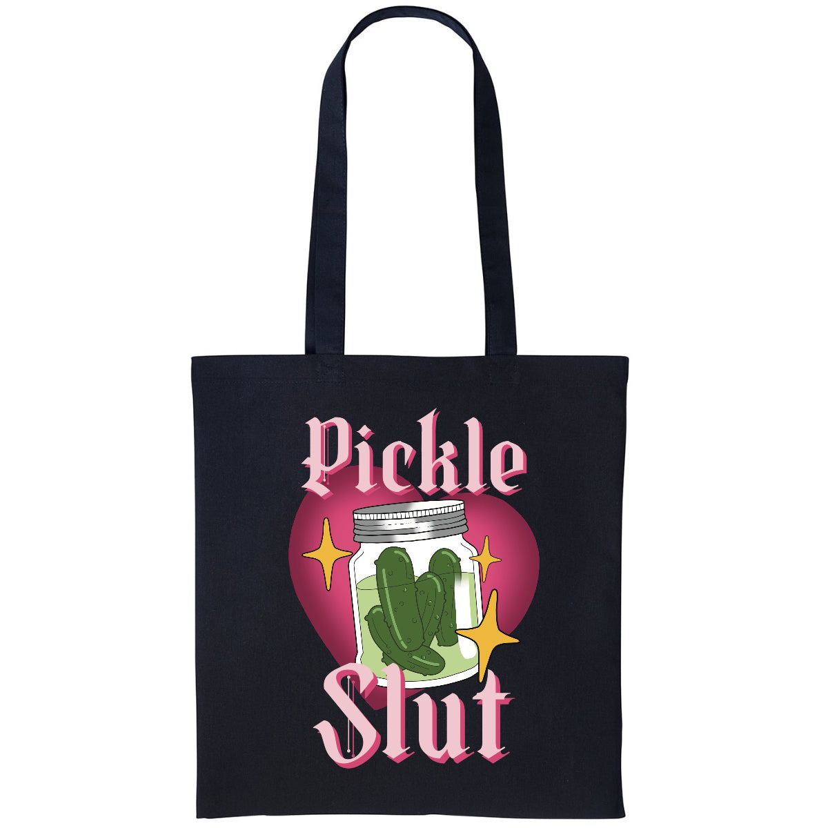 Pickle slut tote bag | Black | Shopper Tote Bag