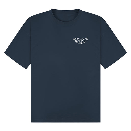 Where Style Meets Magic | Petrol Blue | Breezer 180gsm Oversized T-Shirt