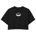 Frog Skeleton | Washed Black | Rogue Womens 220gsm Washed Cropped Tee