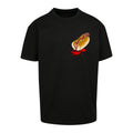 Junk Food/Friends | Black | Dunker 240gsm Oversized T-Shirt