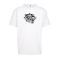 Tigers Black Tee | White | Dunker 240gsm Oversized T-Shirt