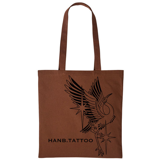 Bird bag | Dark Brown | Shopper Tote Bag
