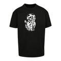 Heart Eater White Tee | Black | Dunker 240gsm Oversized T-Shirt