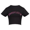 Donut mess with me | Black | Vixen Recycled Womens 240gsm Cropped Tee