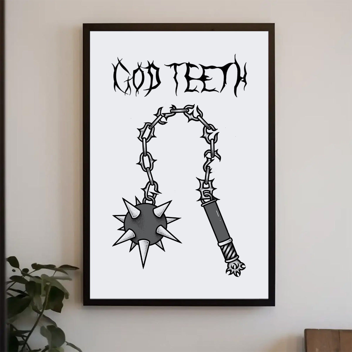 Godteeth flail print | Art Prints (A Sizes)