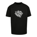 Tigers White Tee | Black | Dunker 240gsm Oversized T-Shirt