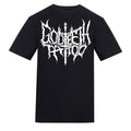 Metal logo ratking back | Black | Duzzer 180gsm Regular Fit T-Shirt