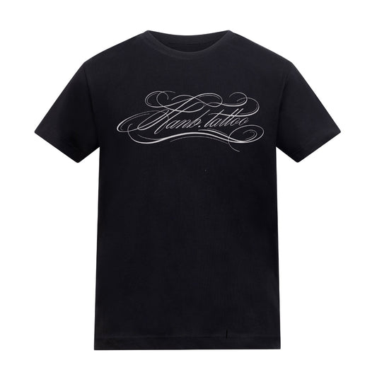 Swirly | Black | Rascal Kids Premium Midweight 180gsm Tee