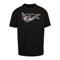 Shark colour tee | Black | Dunker 240gsm Oversized T-Shirt - Wrong Crowd Artist merch