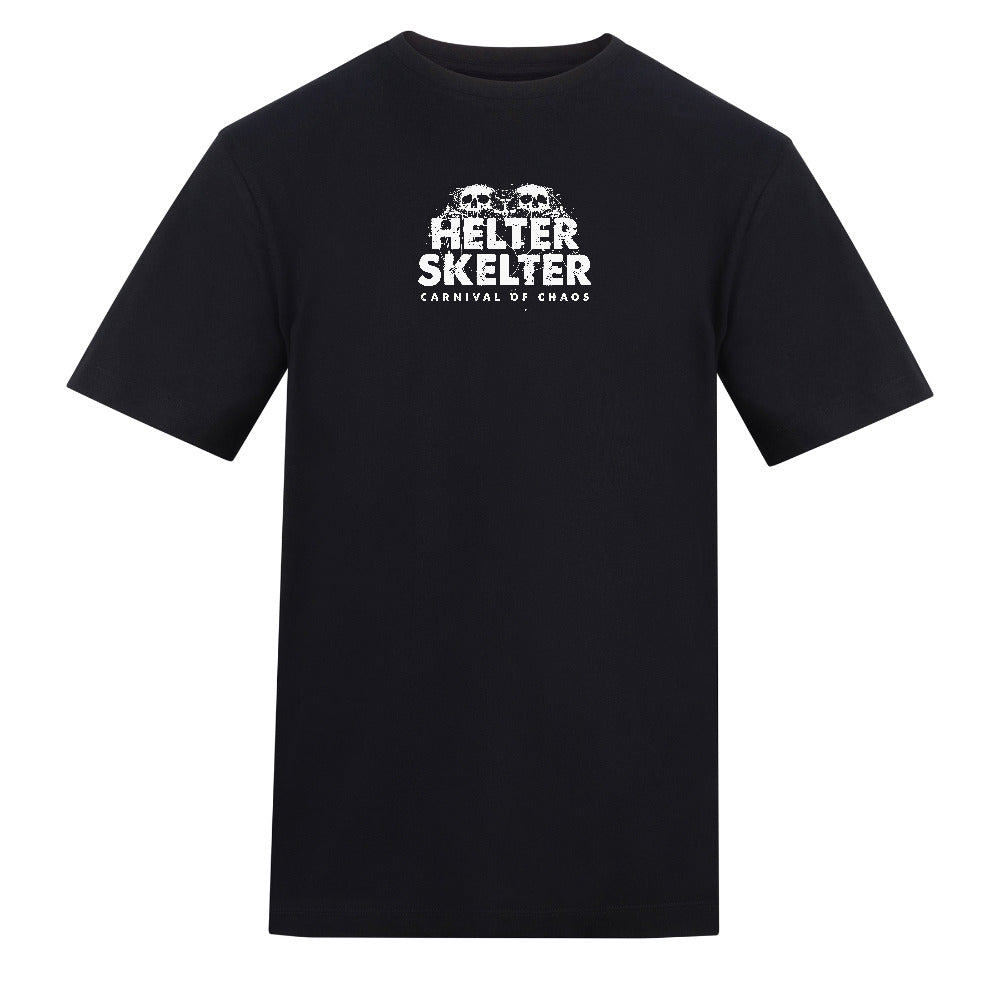 HELTER SKELTER | Black | Rizzer 150gsm Regular Fit T-Shirt - Wrong Crowd Artist merch