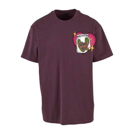 Pickle Slut | Plum | Dunker 240gsm Oversized T-Shirt