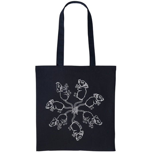 Ratking tote | Black | Shopper Tote Bag
