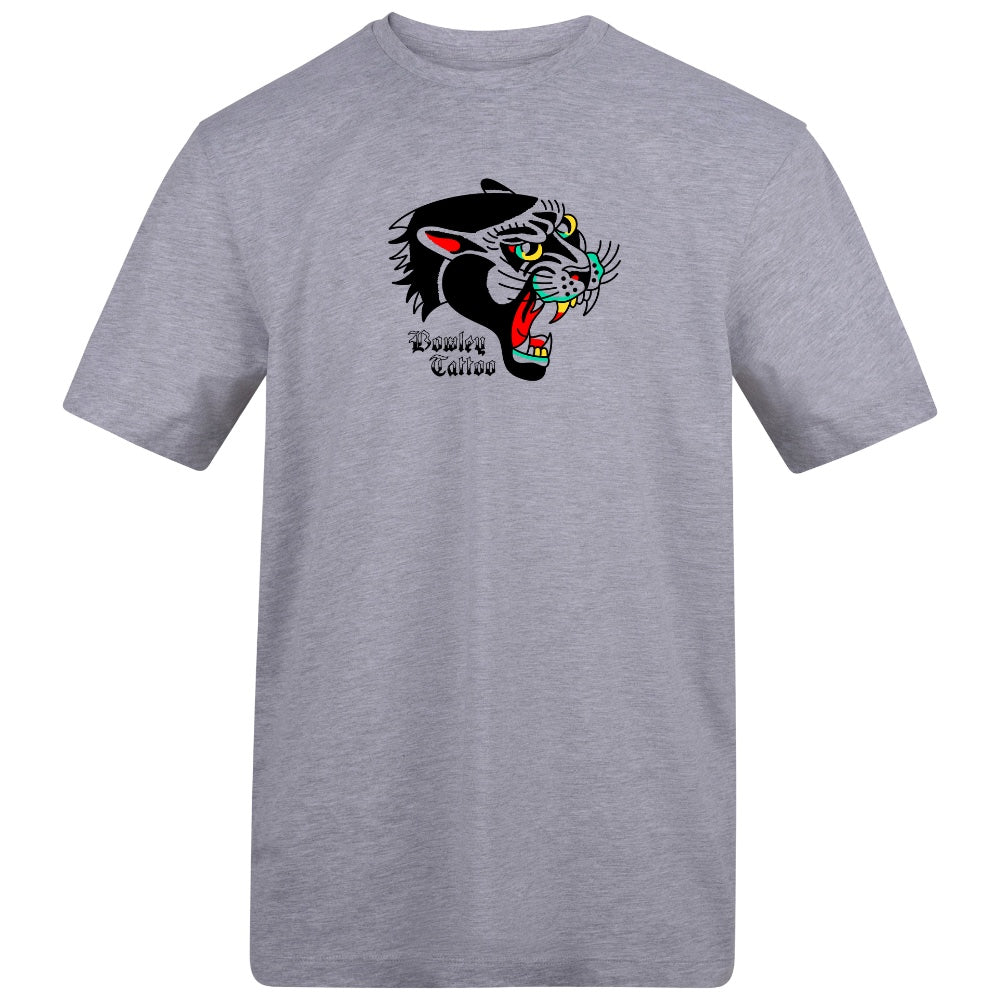 Colour Panther Tee | Heather Grey | Duzzer 180gsm Regular Fit T-Shirt