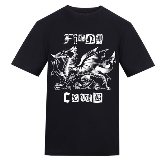 Draig | Black | Rizzer 150gsm Regular Fit T-Shirt - Wrong Crowd Artist merch