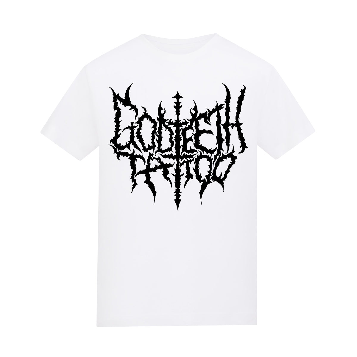 KIDS thrash logo skullflower back | White | Rascal Kids Premium Midweight 180gsm Tee