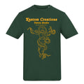 Snake charmer | Bottle Green | Duzzer 180gsm Regular Fit T-Shirt