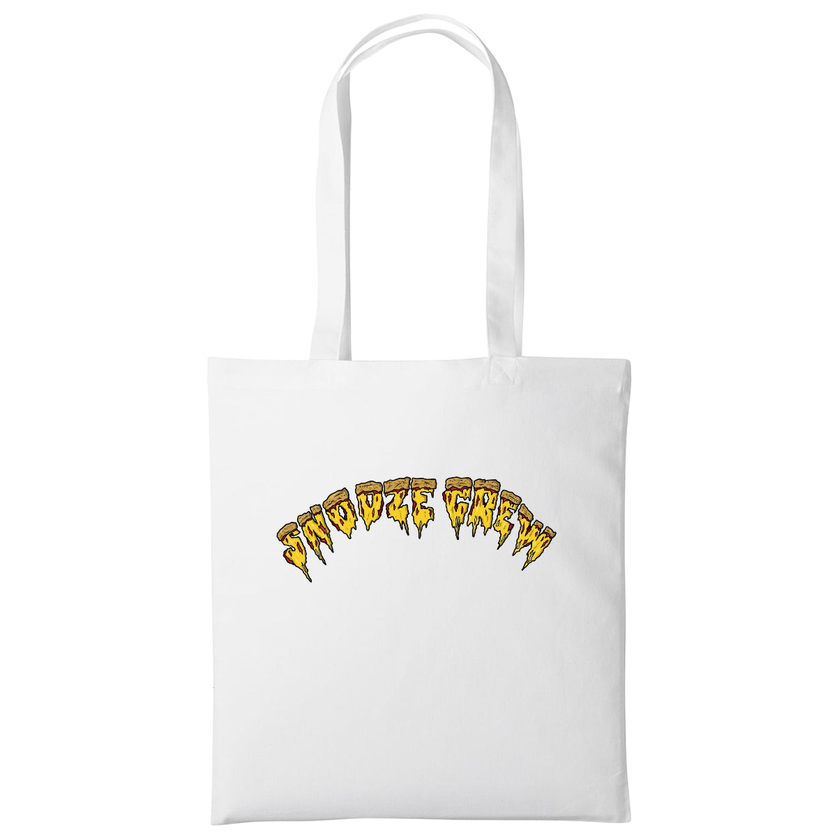 Death by Pizza Tote | White | Shopper Tote Bag