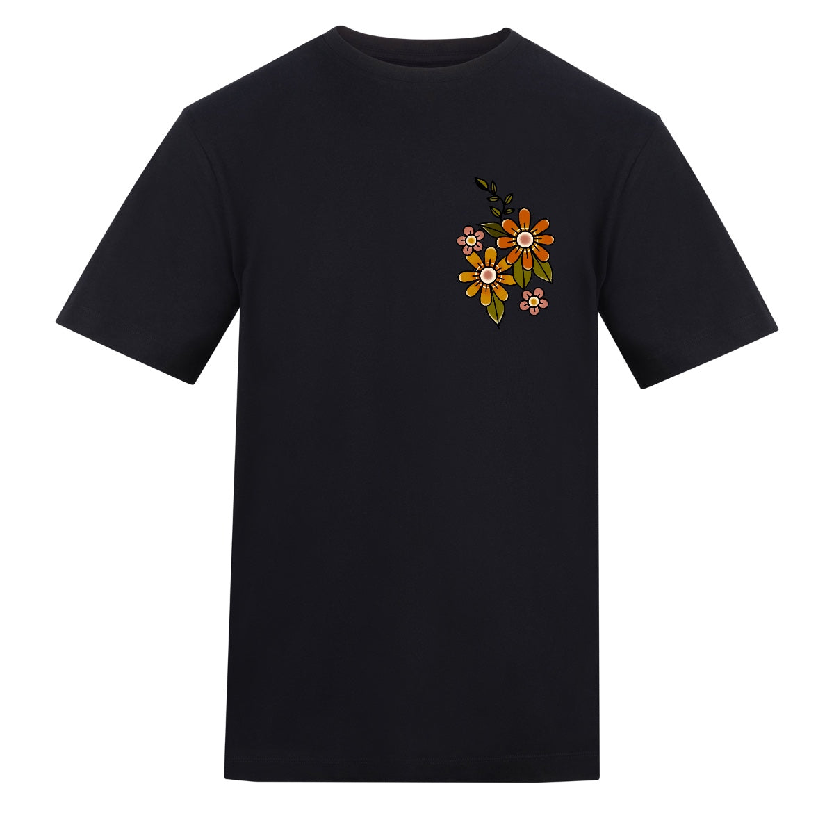 Sleepy Squirrel T-Shirt | Black | Duzzer 180gsm Regular Fit T-Shirt