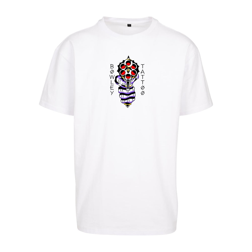 Reaper Colour White Tee | White | Dunker 240gsm Oversized T-Shirt